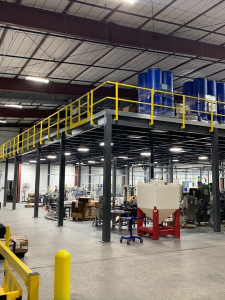 mezzanine to solve warehouse space challenges