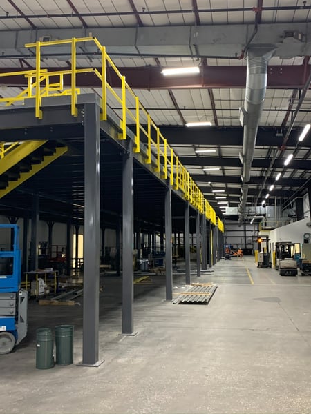 mezzanine to solve warehouse space challenges