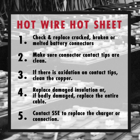 Why Are My Forklift S Battery Cables And Wires Getting So Hot